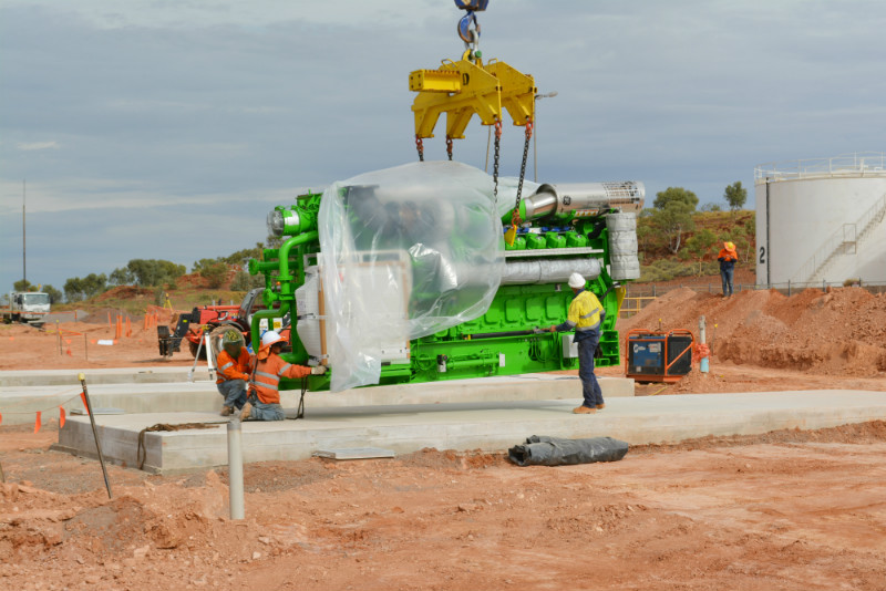 New engine at Tennant Creek