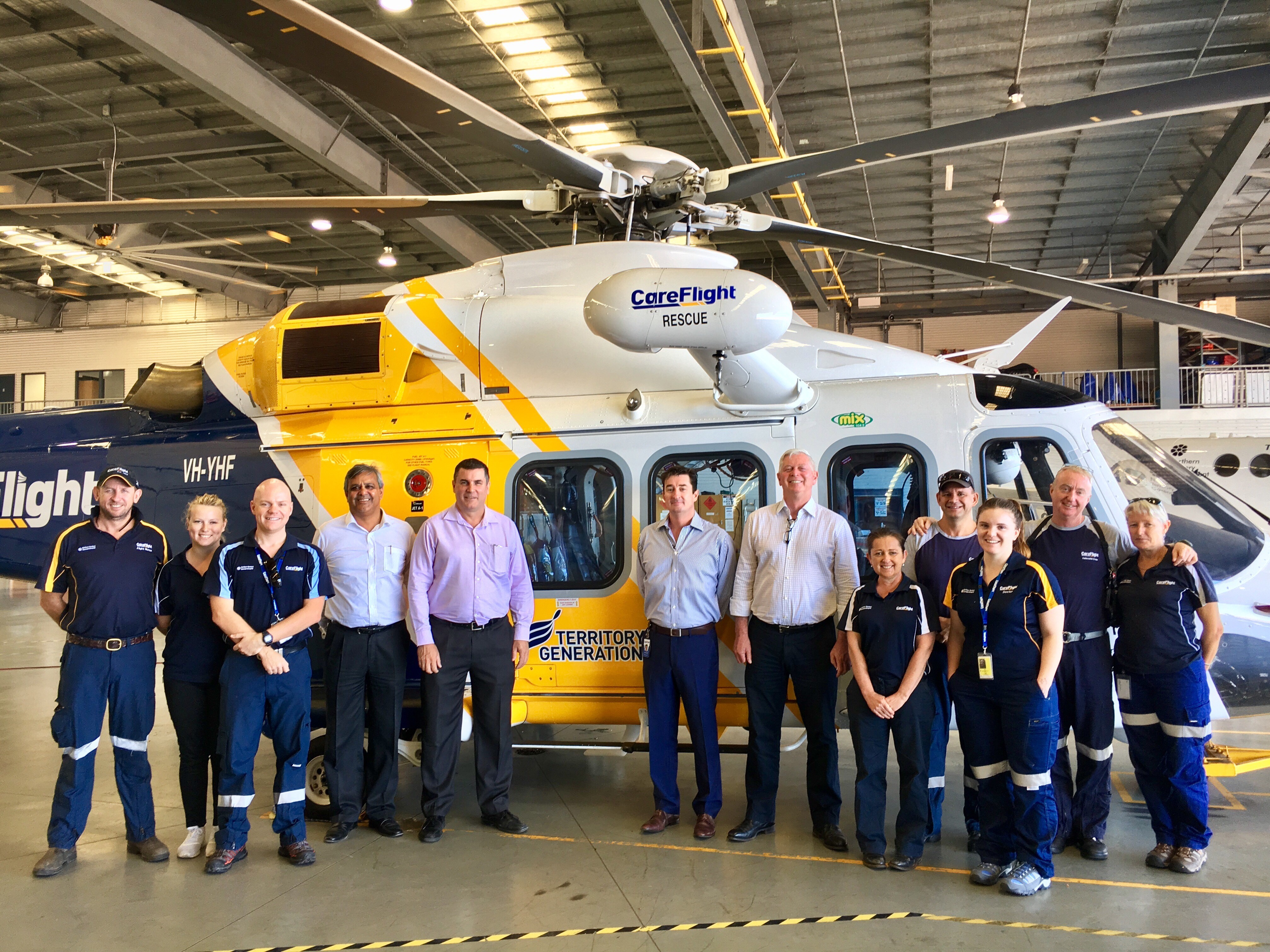 Careflight 1 Territory Generation is delighted to have entered into an exciting new community partnership with CareFlight, which is focused on our joint mission of helping to keep Territorians safe and well.