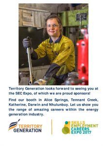 See you at the Skills, Employment and Careers Expo 2017