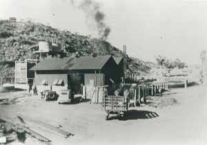Photo of Alice Springs number 2 Power Station in Sadadeen valley 1944