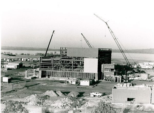 photo of channel island power station in constructions